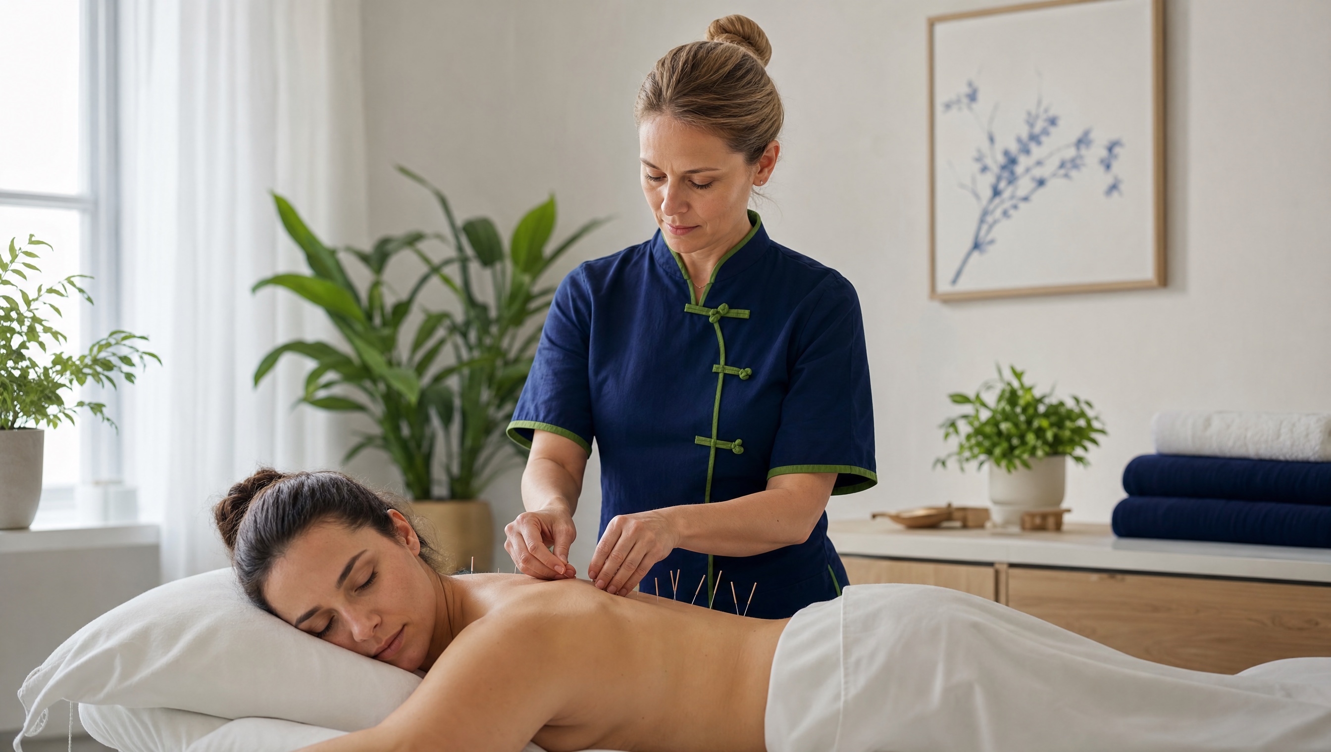 Acupuncture marketing team at work