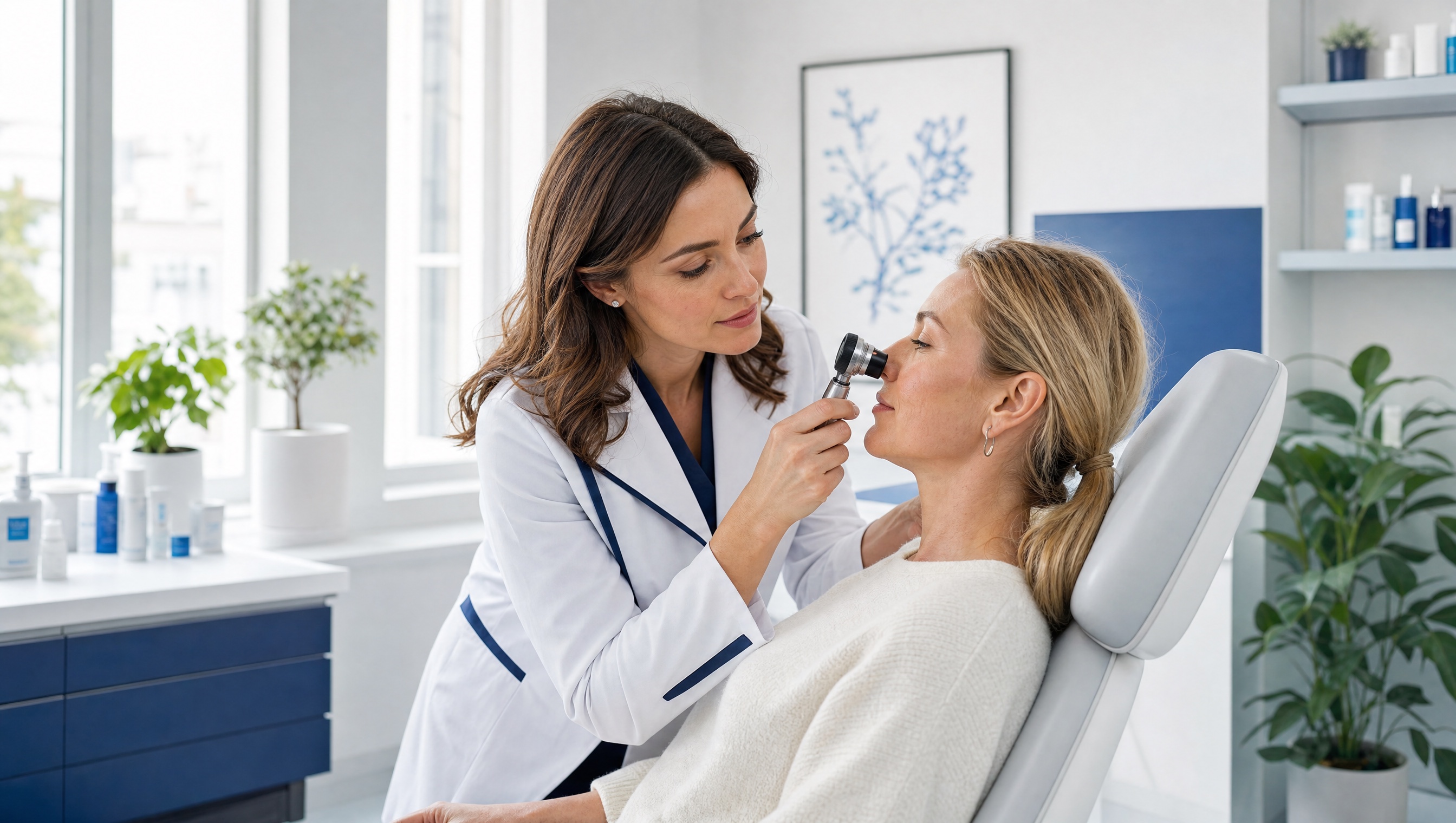 Dermatology marketing team at work